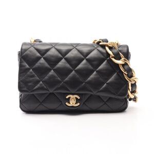 Chanel Large Flap Bag Lambskin Shoulder Bag